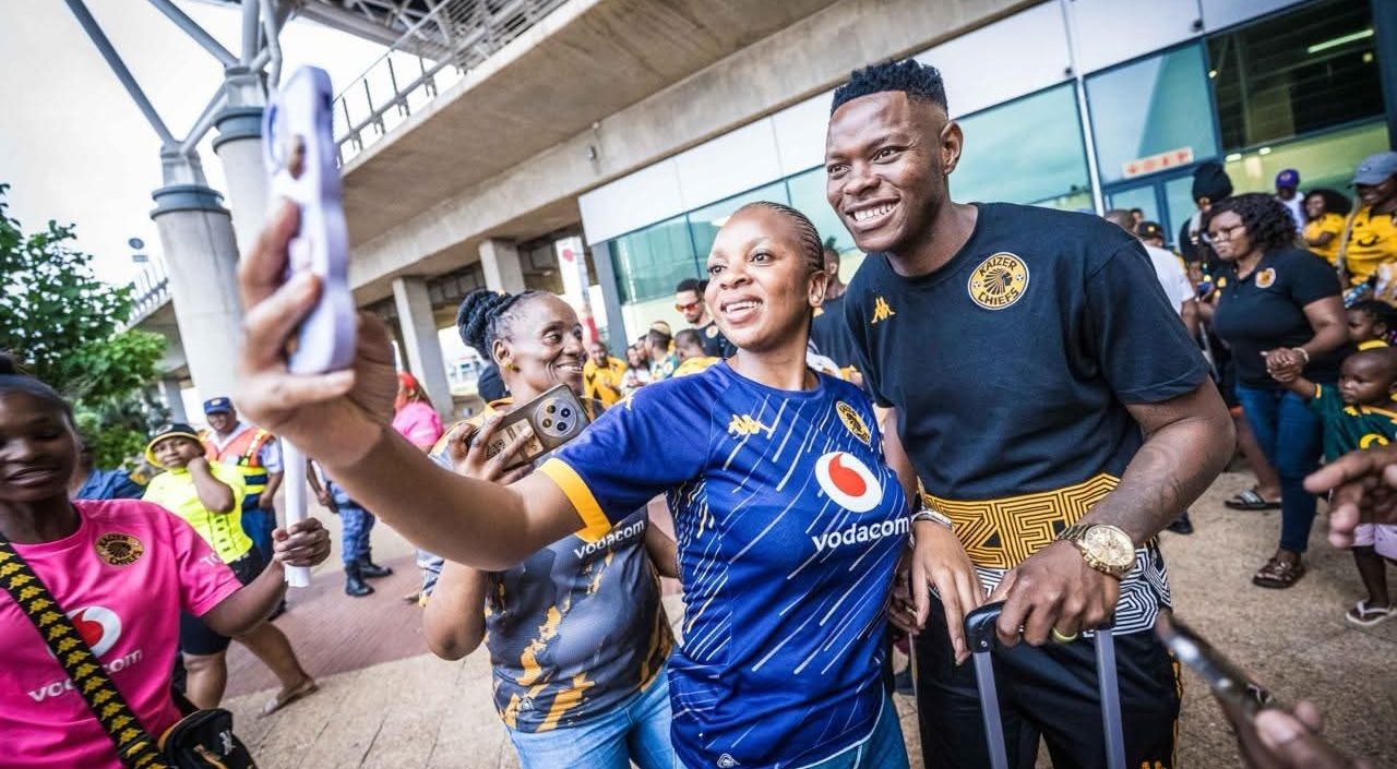 Zitha Kwinika in Kaizer Chiefs colours