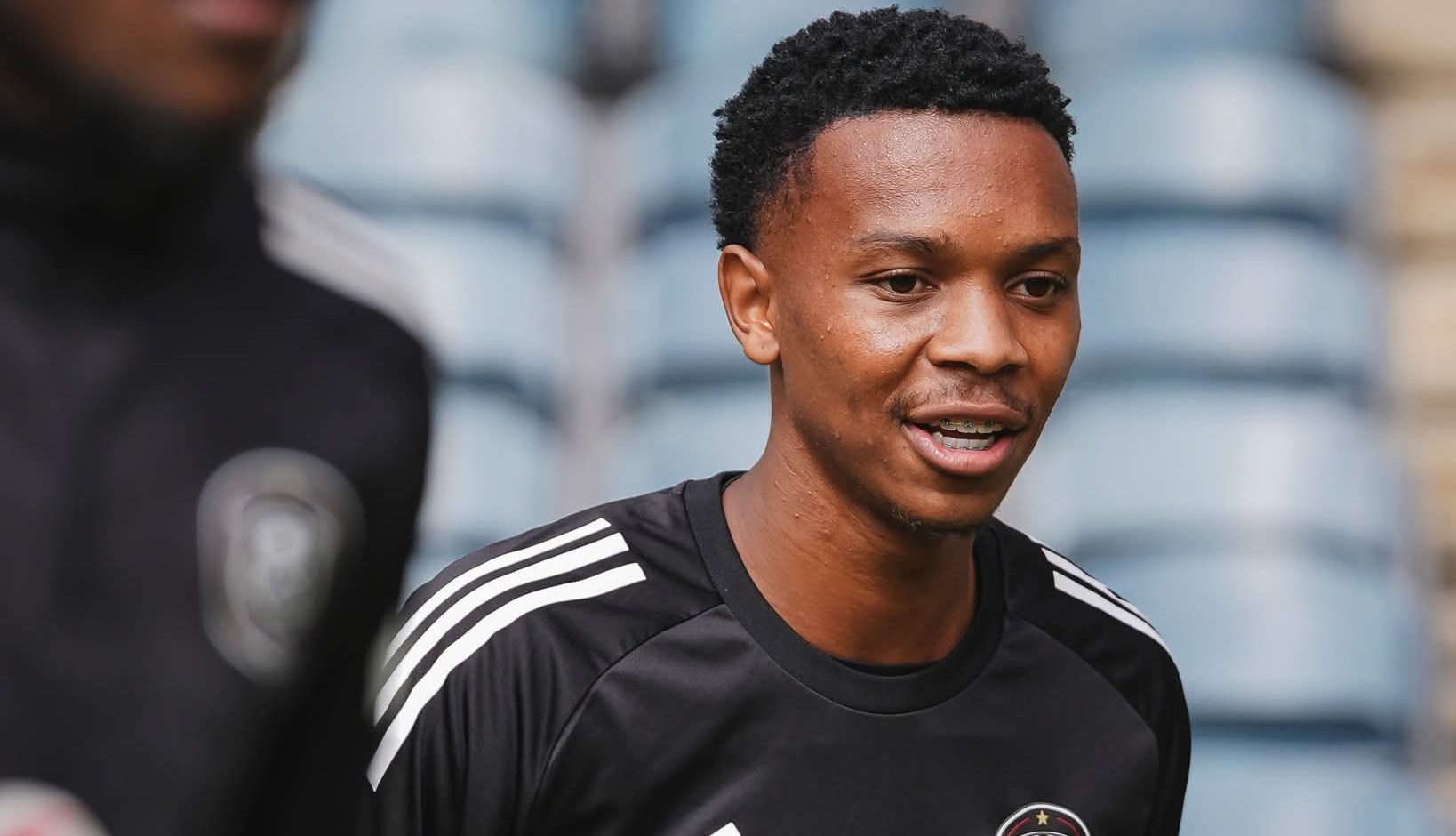 Boitumelo Radiopane at Orlando Pirates training