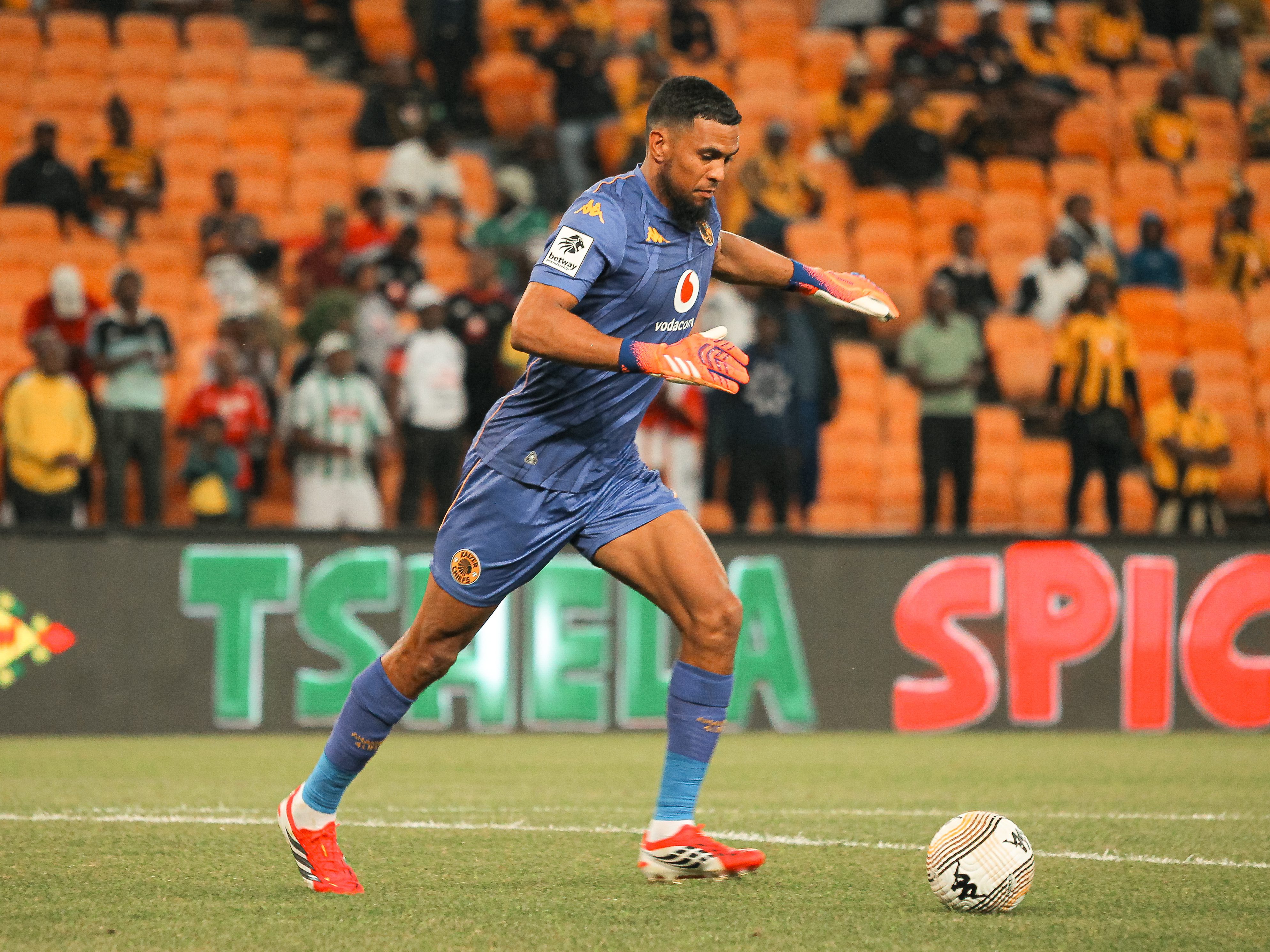 Brandon Petersen in action for Kaizer Chiefs during a Betway Premiership clash