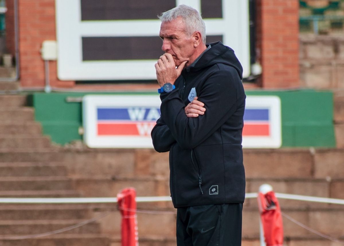 Ernst Middendorp during his short spell as the Technical Director at Durban City FC.Image: Durban City FC