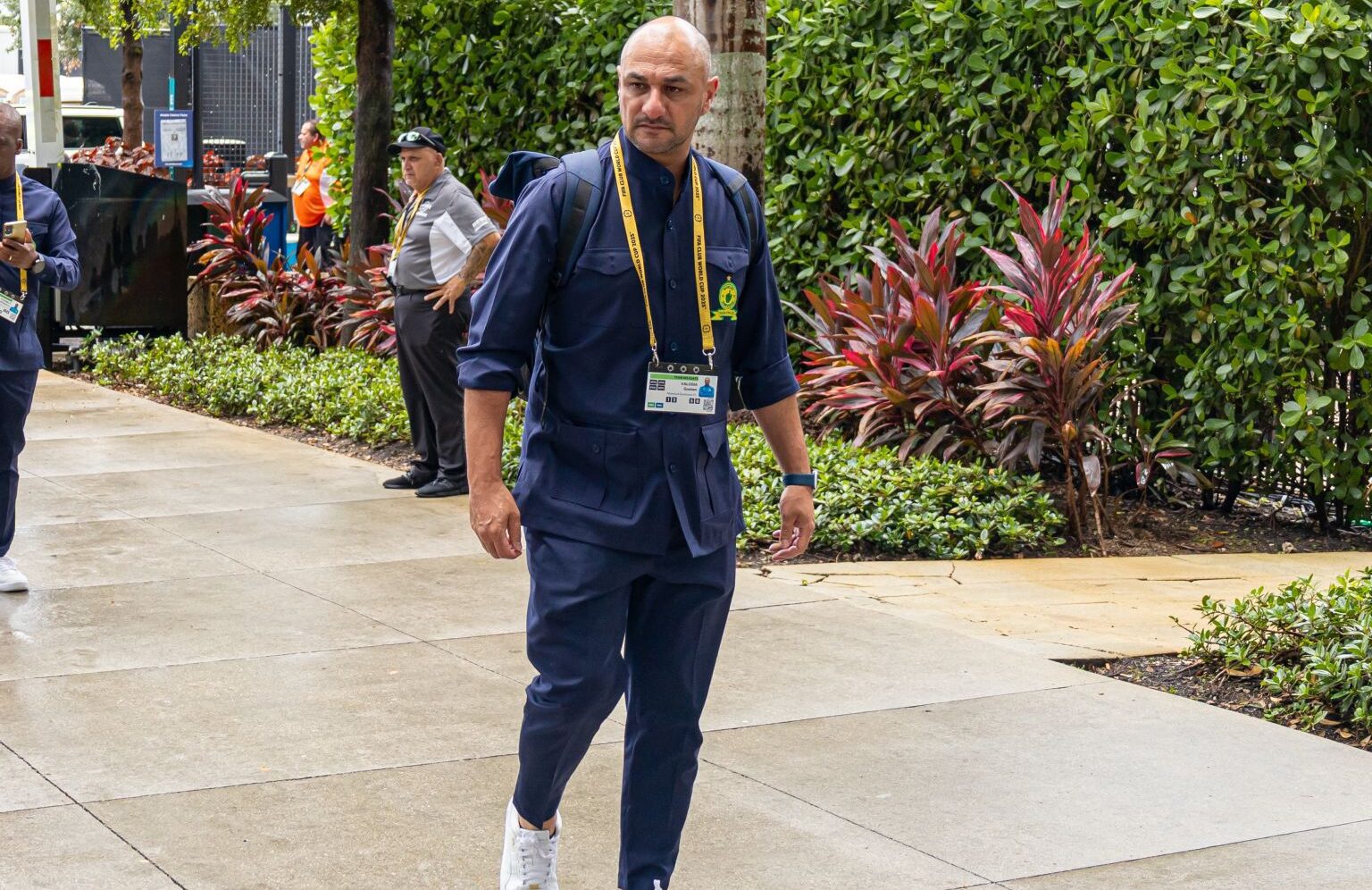 Former Mamelodi Sundowns analyst Goolam Valodia walk