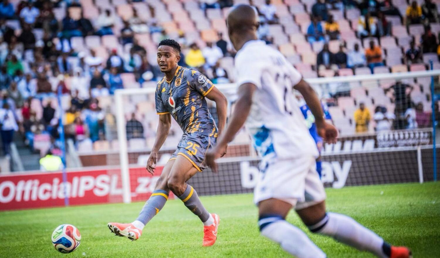 Given Msimango in action for Kaizer Chiefs against Orbit College FC