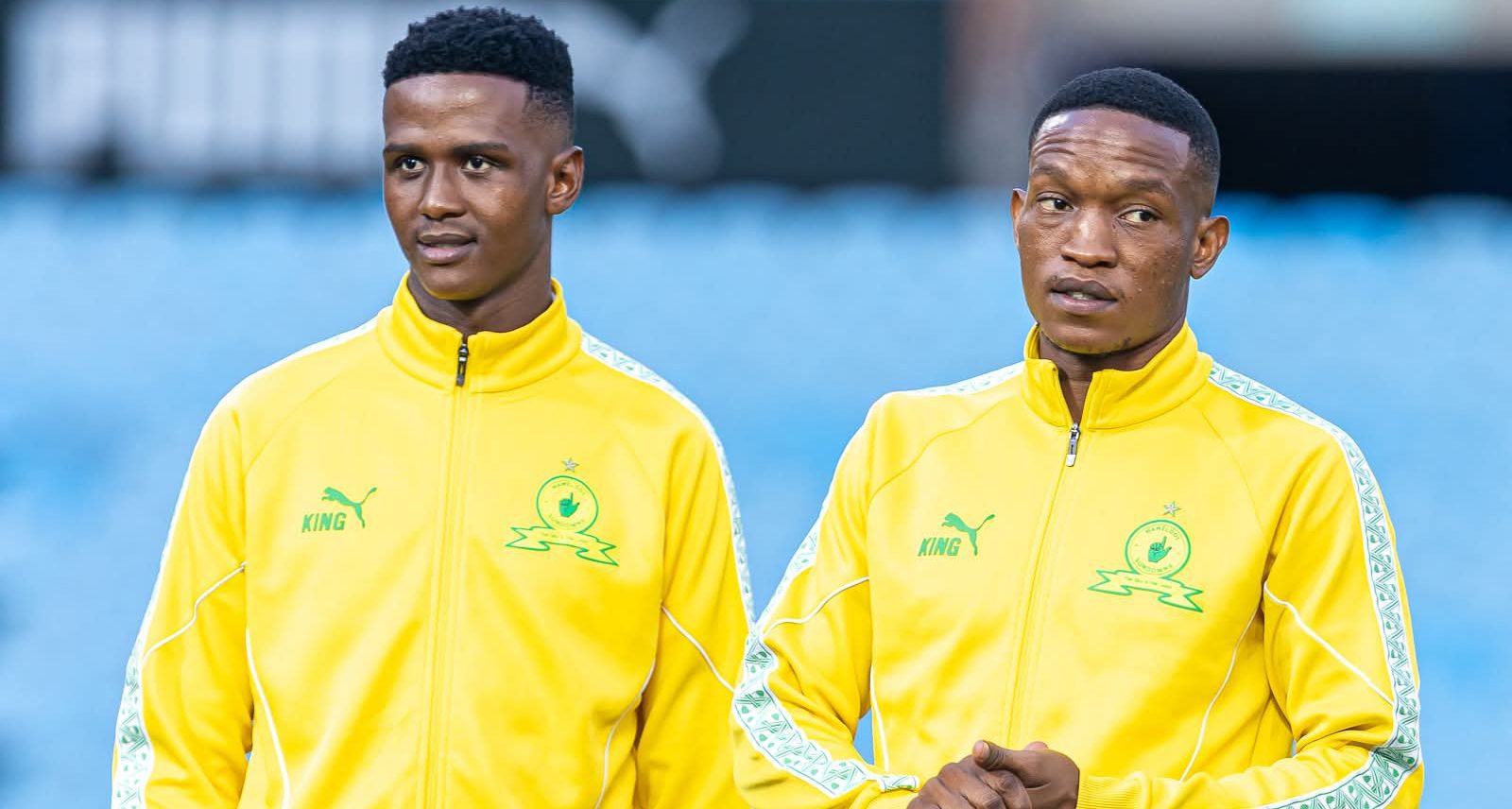 Grant Kekana and Khulumani Ndamane at Mamelodi Sundowns