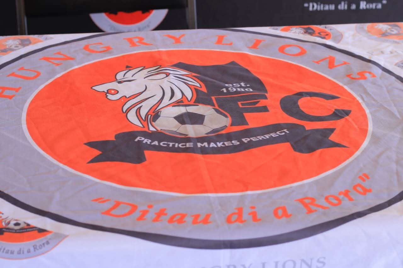 The official Hungry Lions logo displayed by the club 