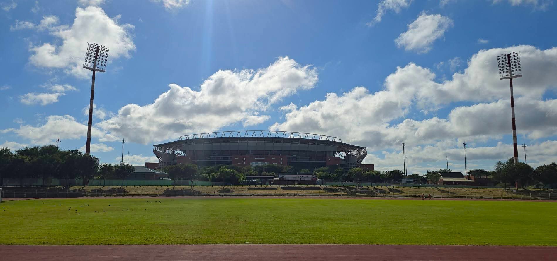 Inside the Old Peter Mokaba Stadium in Polokwane. 