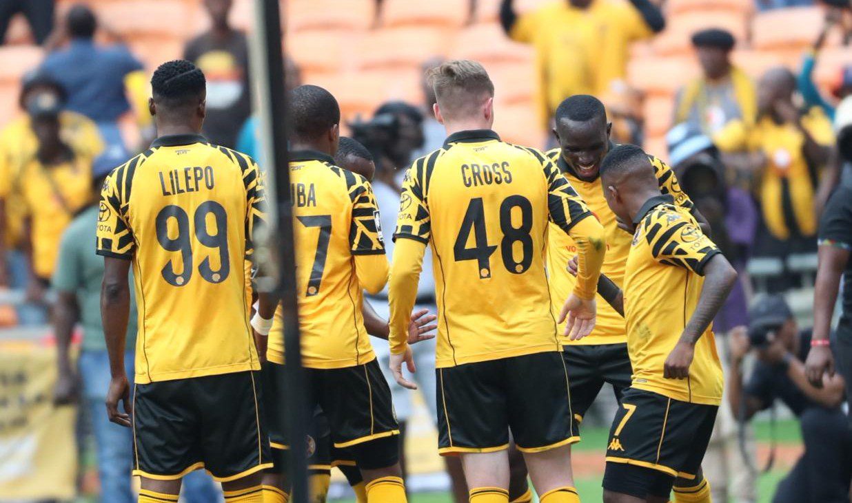 Kaizer Chiefs players in celebratory mood