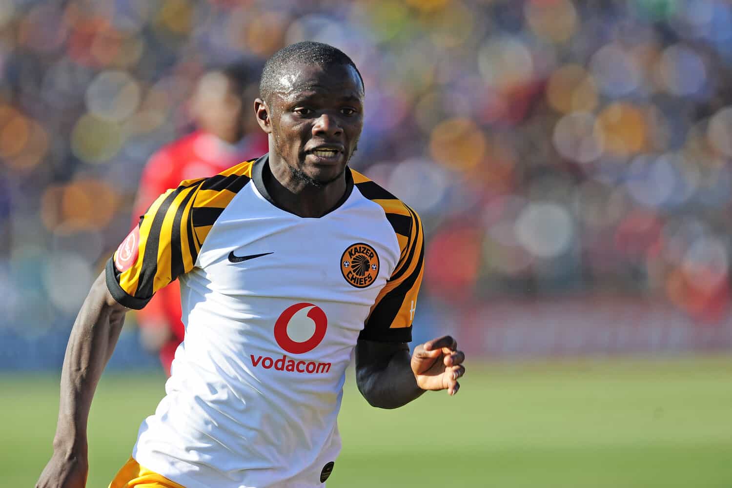 Lazarous Kambole while at Kaizer Chiefs