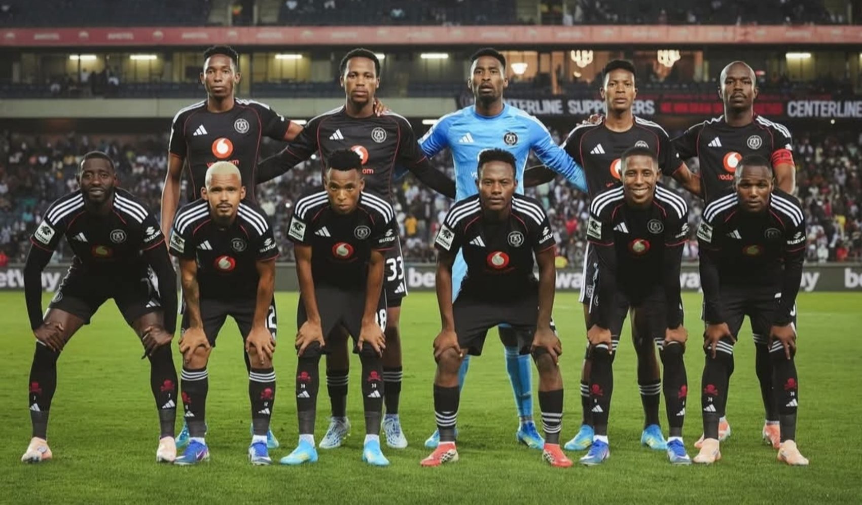 Orlando Pirates ahead of a match