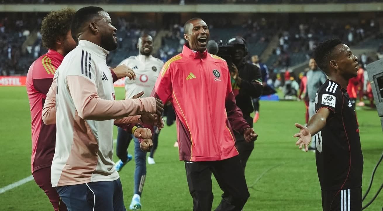 Relebohile Mofokeng in action for Orlando Pirates against Golden Arrows