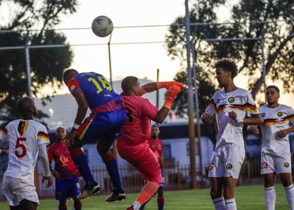 FN Rangers host Santos FC at Royal Road, Maitland in the ABC Motsepe League. Image: Conray Swail