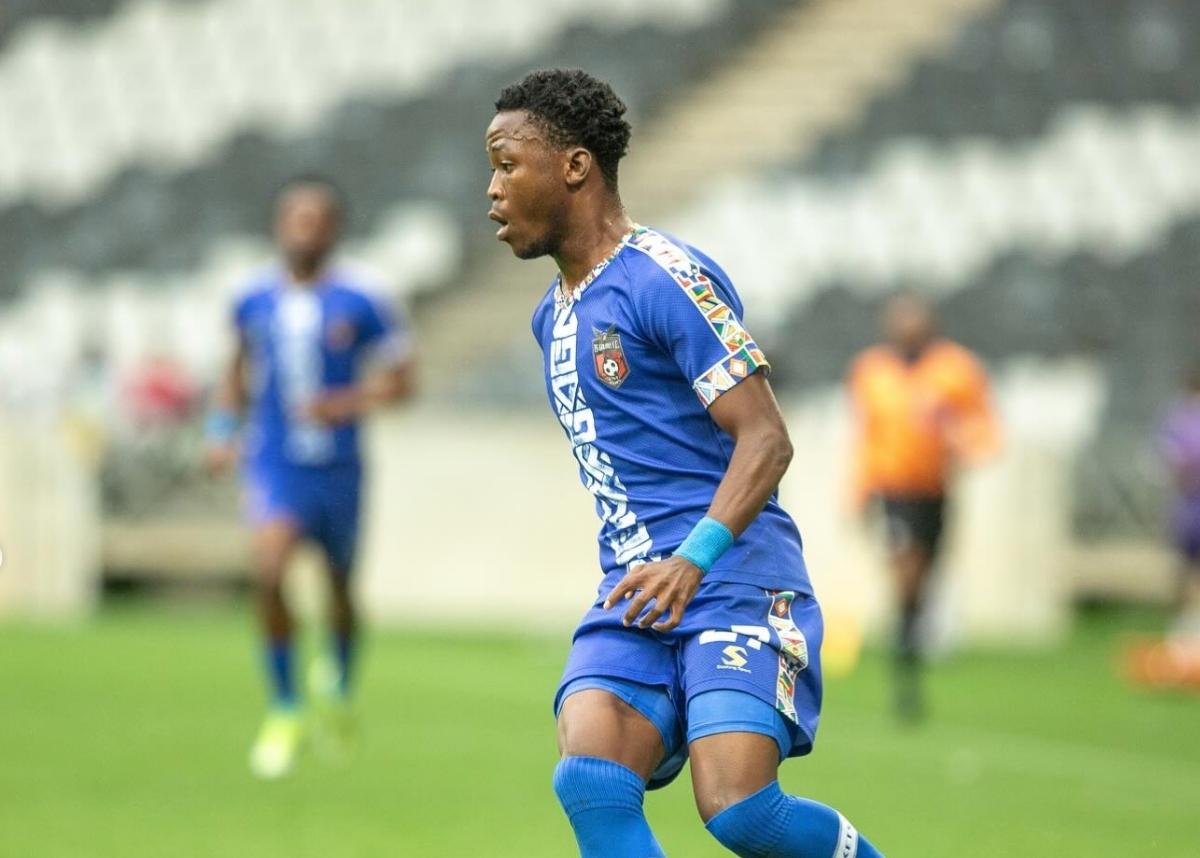 Seluleko Mahlambi plays for TS Galaxy in the Betway Premiership. Image: Mahlambi_27