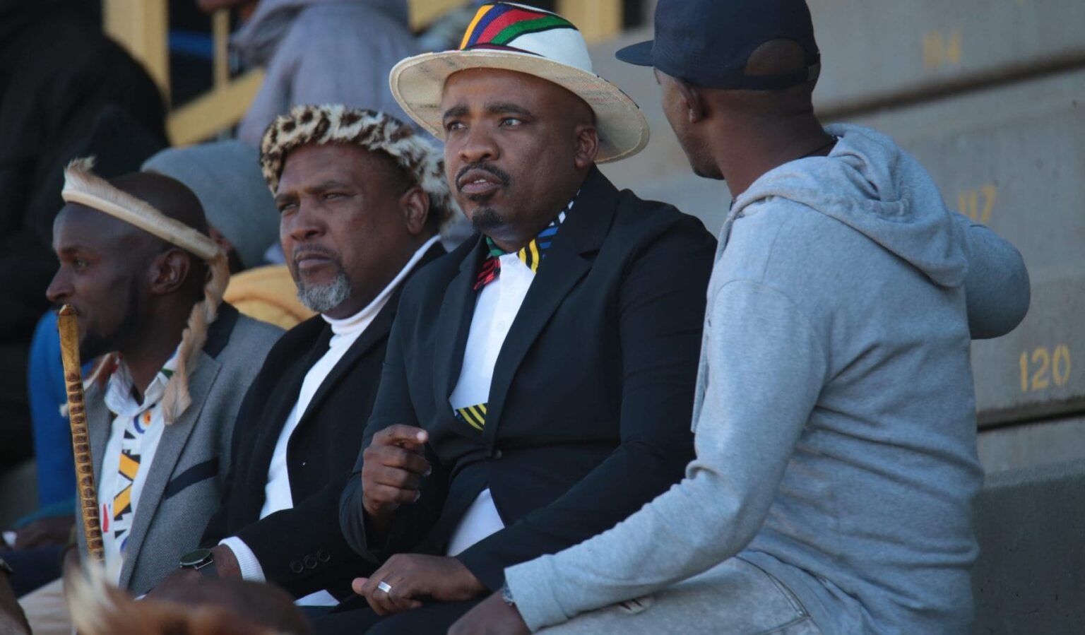 TS Galaxy chairman Tim Sukazi in the stands