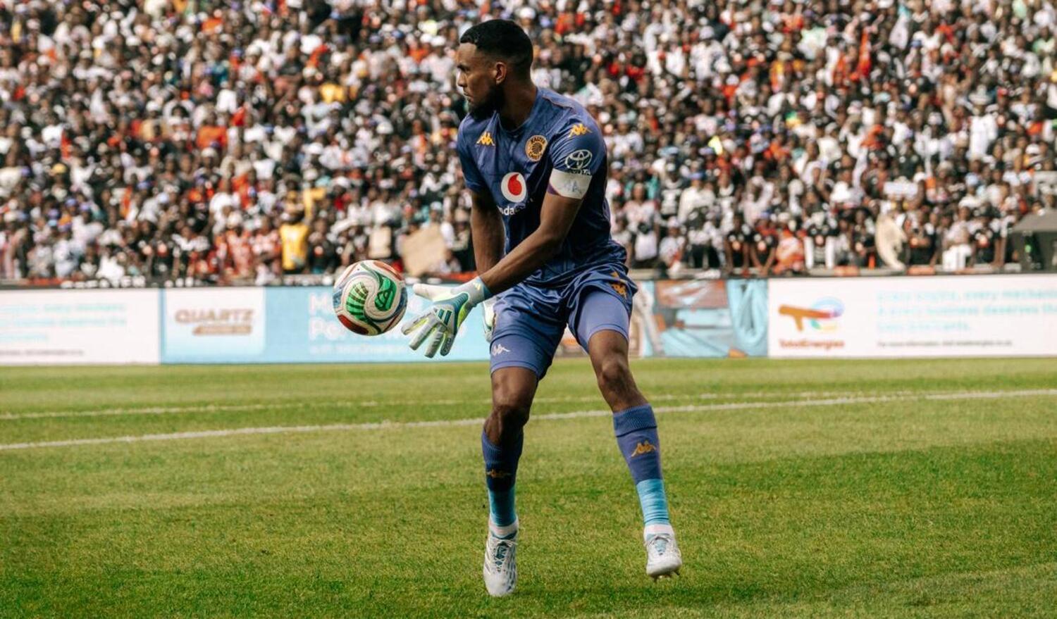 Brandon Petersen in action for Kaizer Chiefs against Orlando Pirates