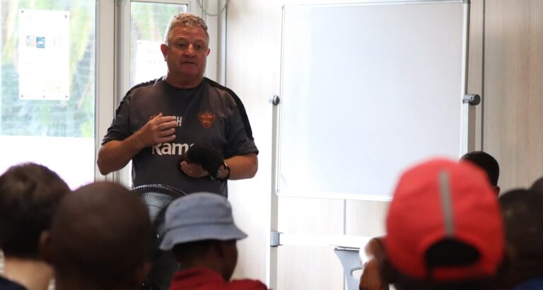 Gavin Hunt with Stellenbosch FC