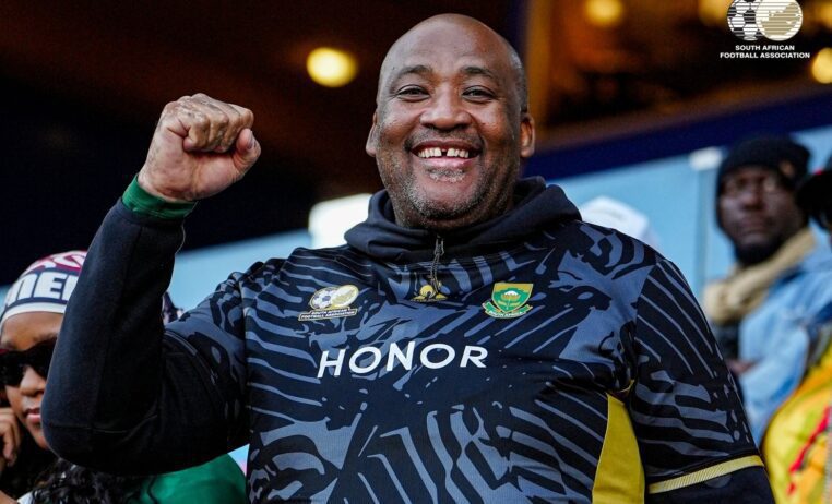 Gayton McKenzie supporting Bafana Bafana