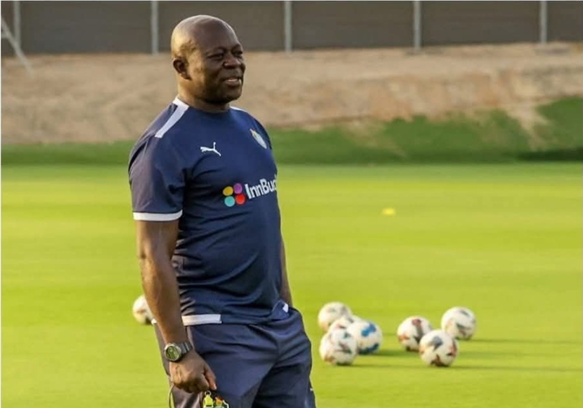 Kaitano Tembo in Zimbabwe national team training