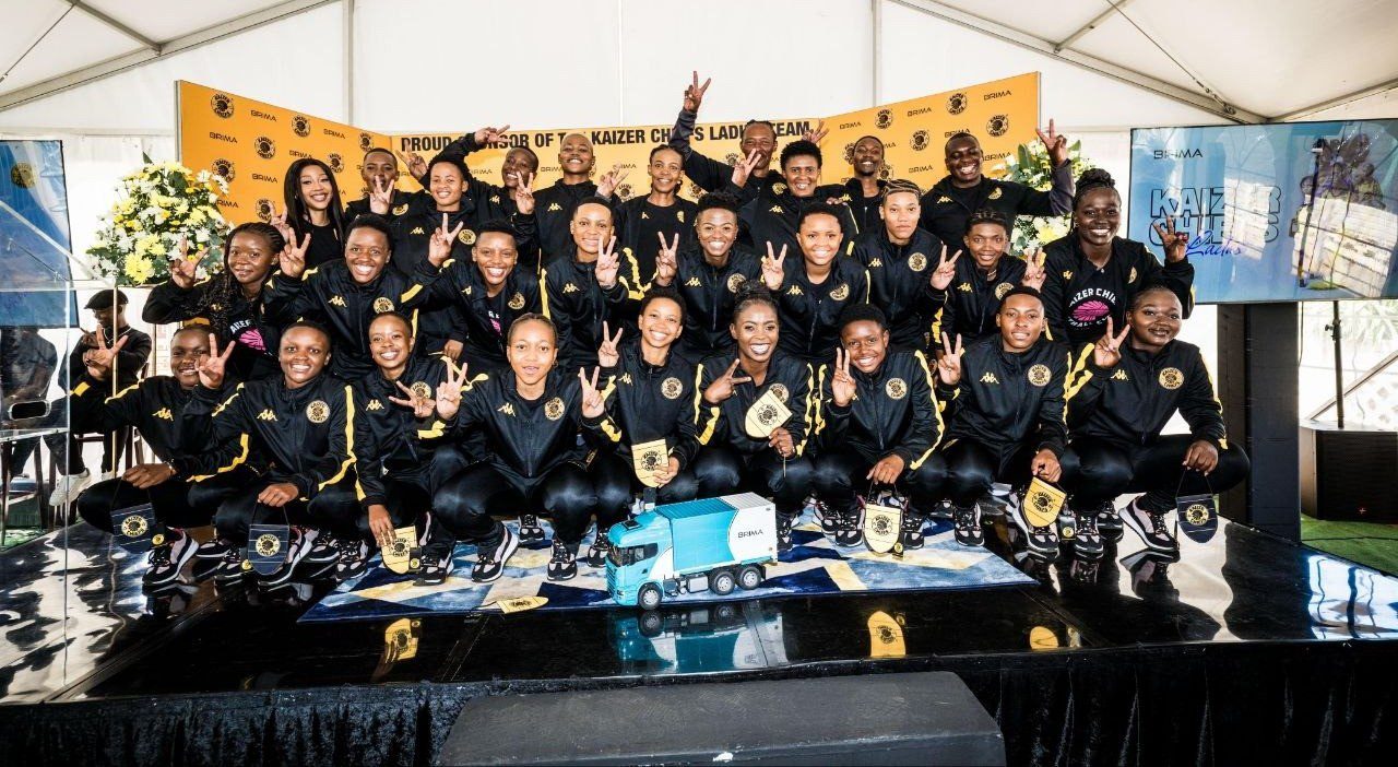 Kaizer Chiefs Ladies' players during their launch