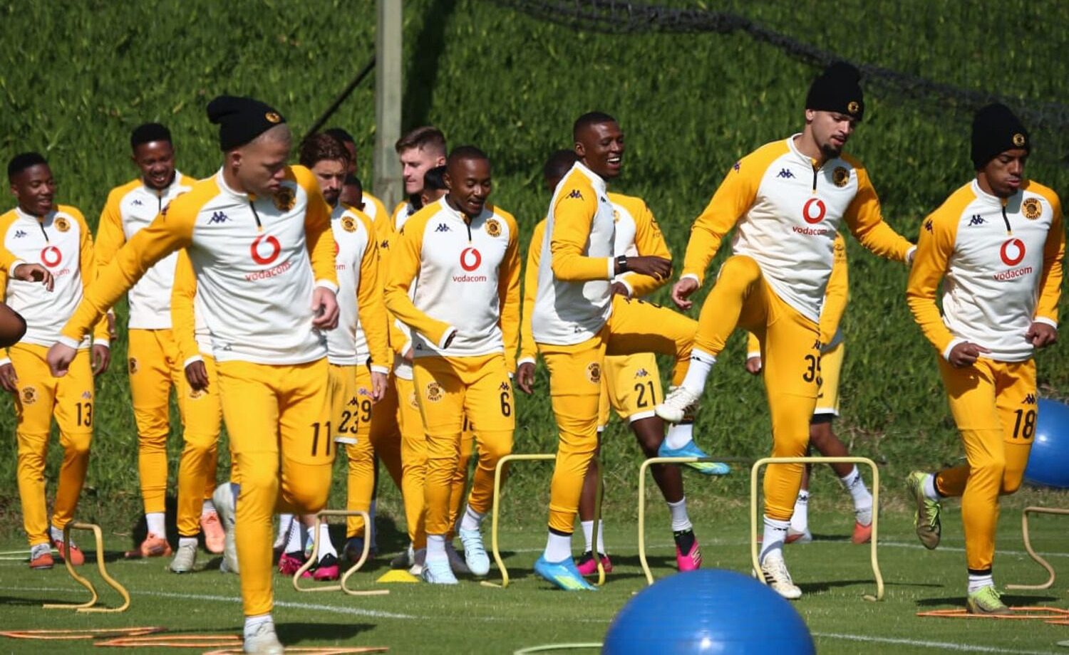 Kaizer Chiefs players at training on Thursday, 21 May 2026 at Kaizer Chiefs Village in Naturena