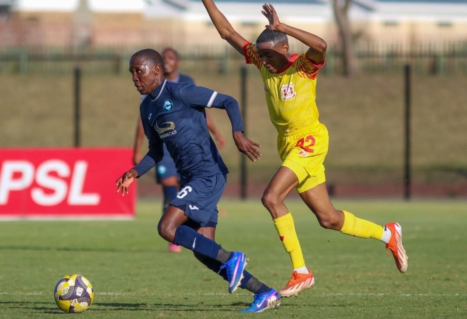 Magesi FC during a match against Richards Bay at Seshego Stadium.