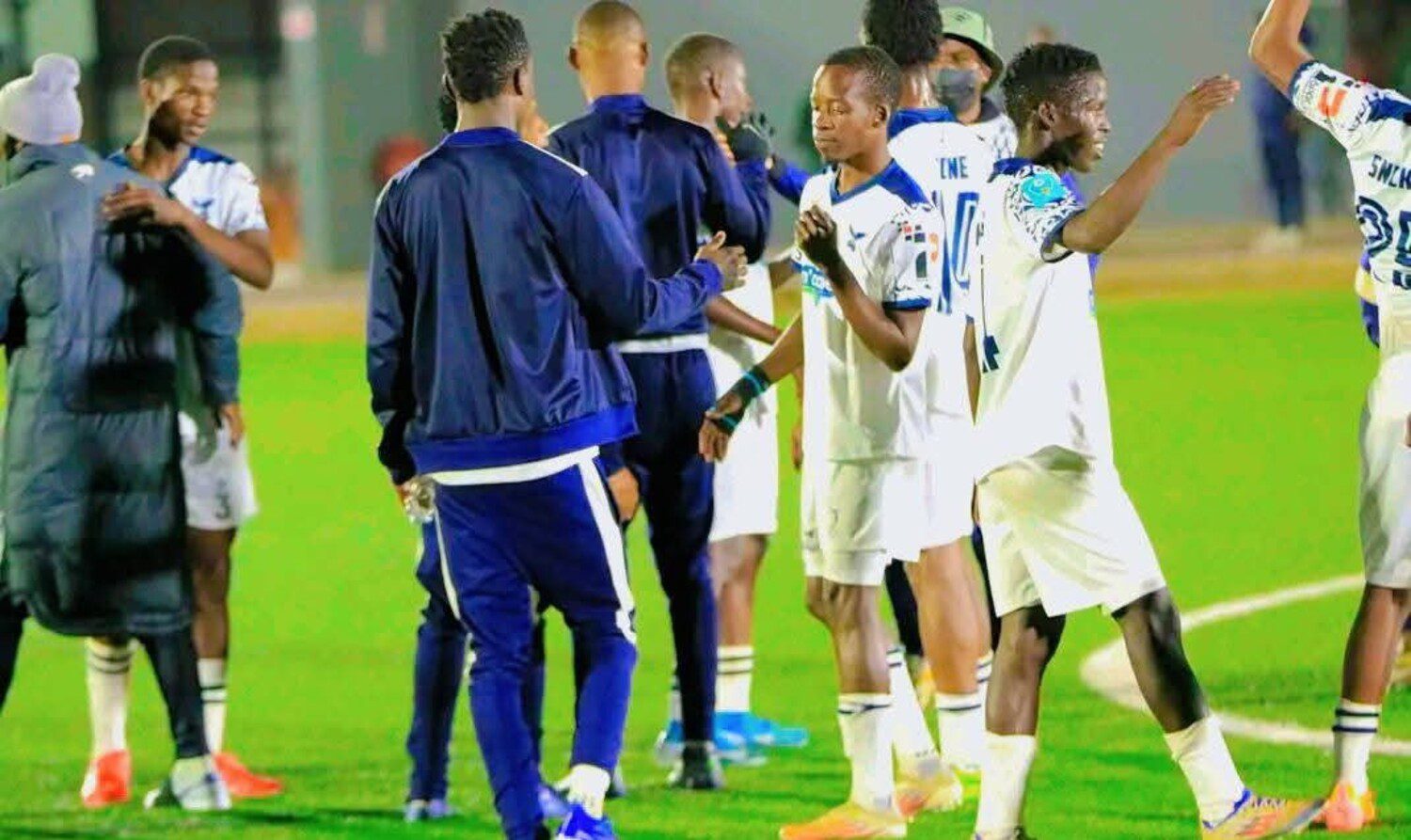 Matebele FC players after matchday clash