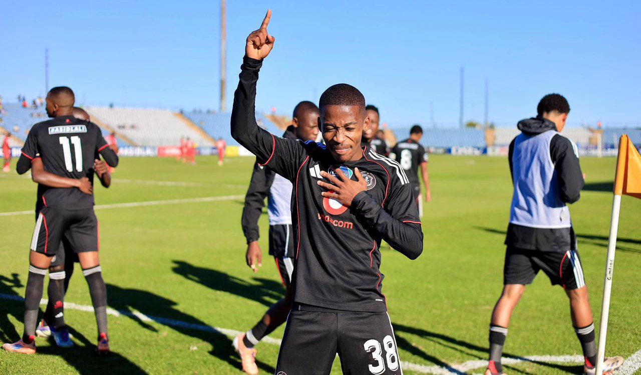 Orlando Pirates DDC players in celebratory mood