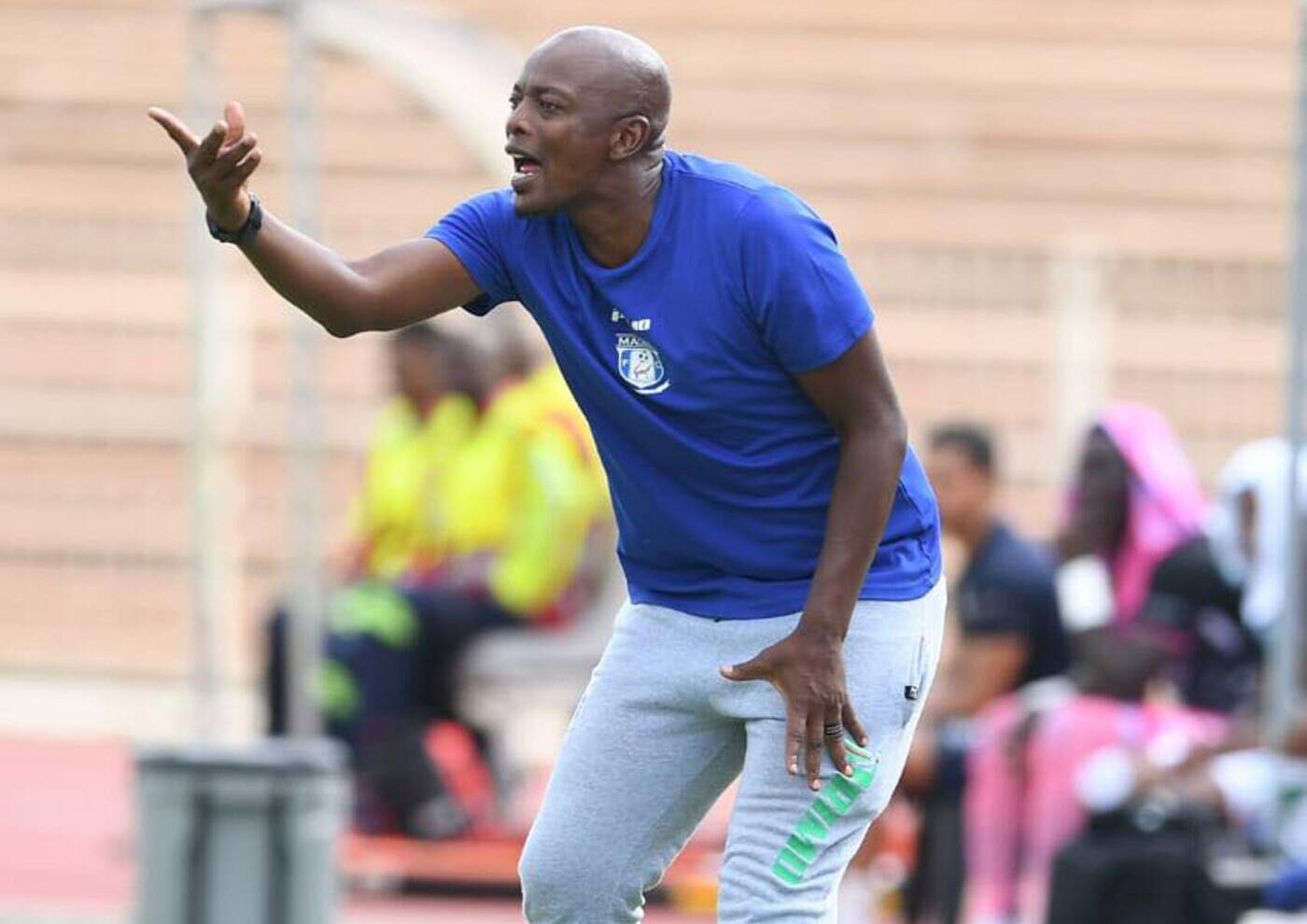 Papi Zothwane coaching Maegsi FC
