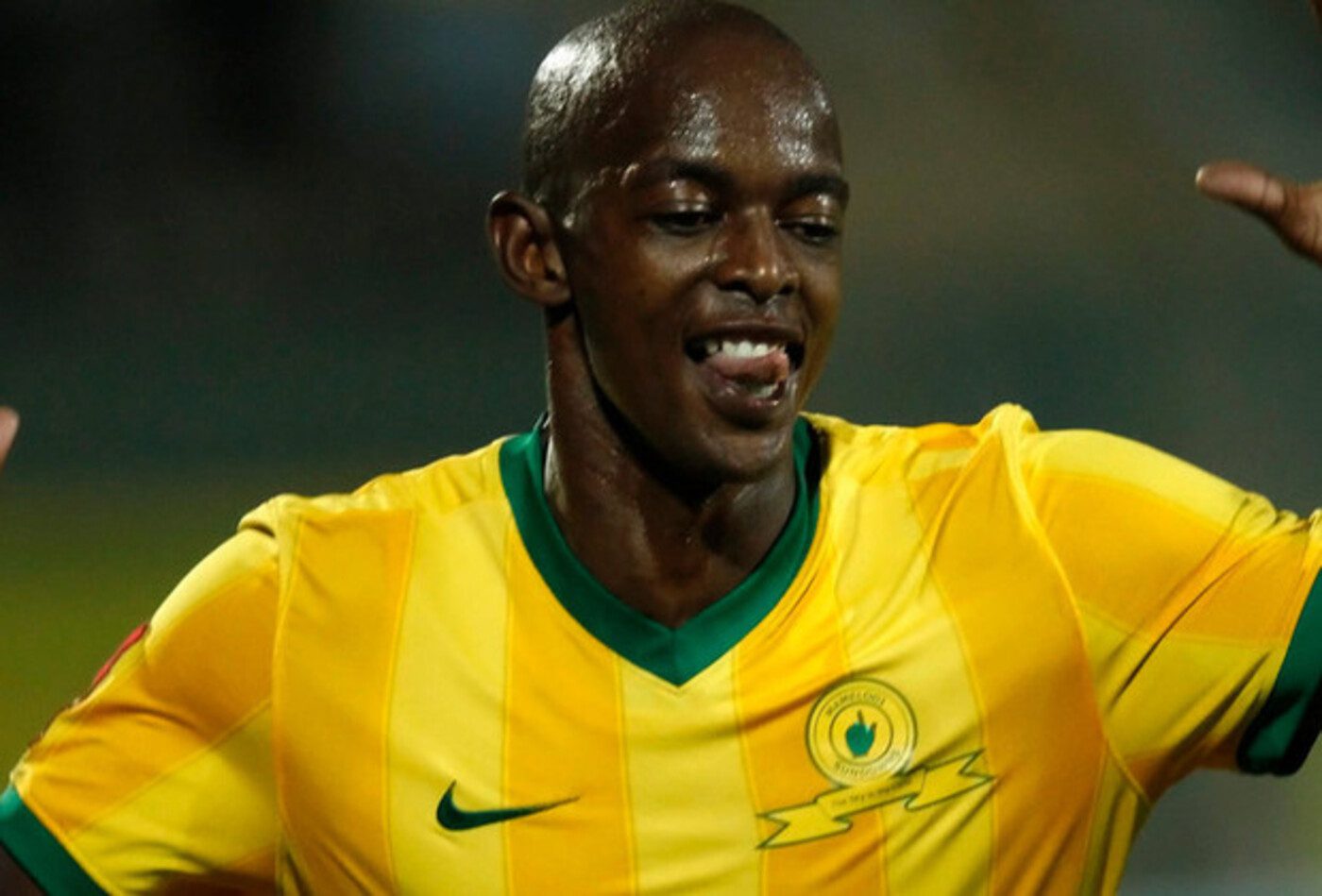 Papi Zothwane in action for Mamelodi Sundowns
