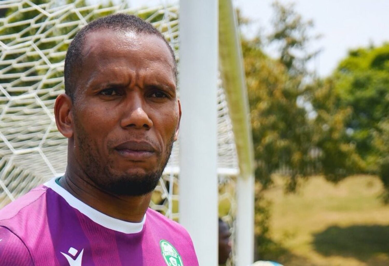 Ricardo Goss at training with Siwelele FC