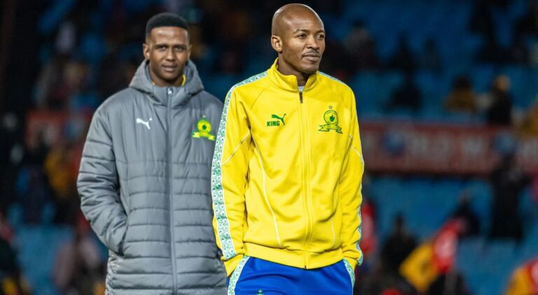 Thapelo Morena in pitch inspection