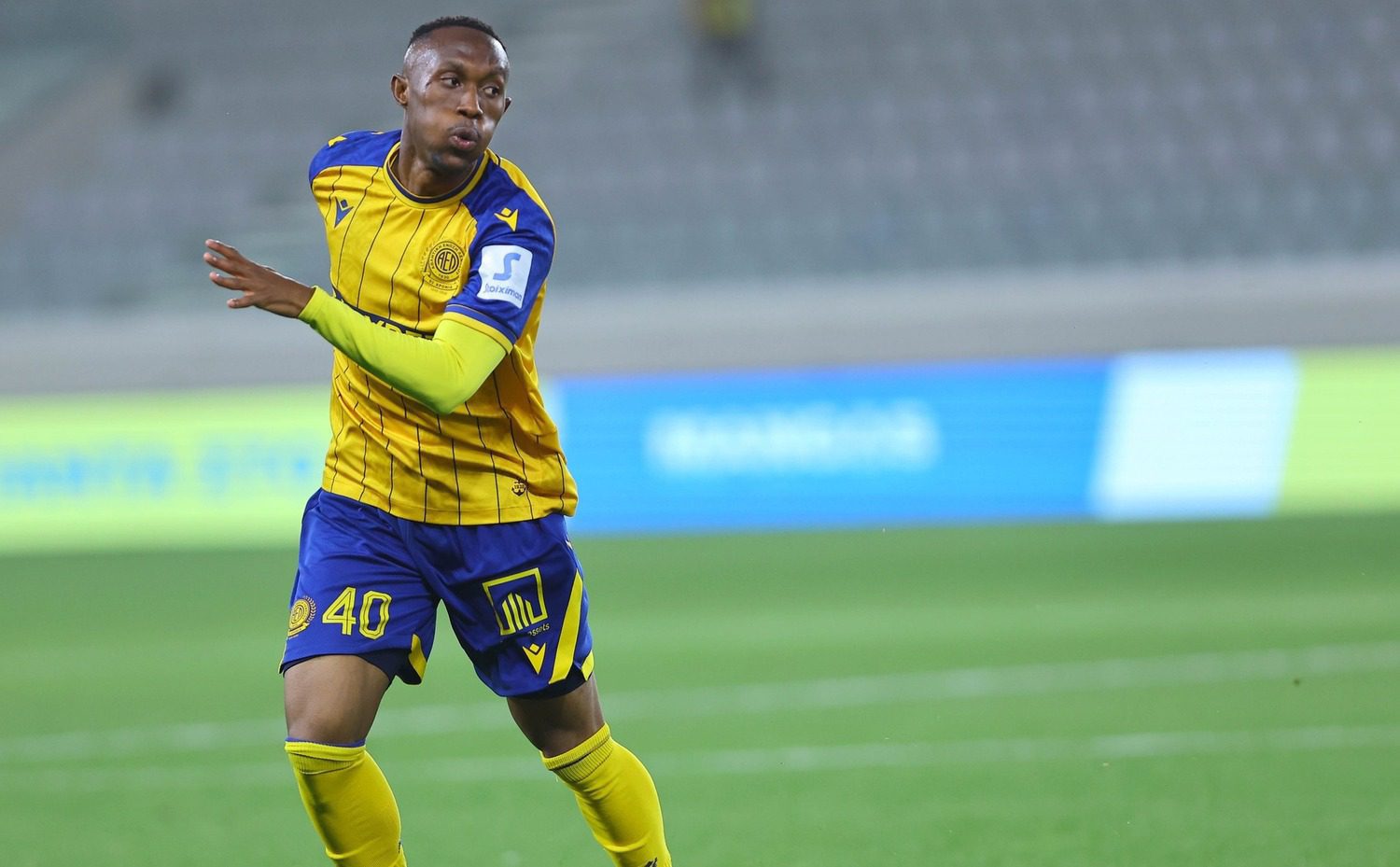 Thapelo Maseko in action for AEL Limassol where he was on loan from Mamelodi Sundowns
